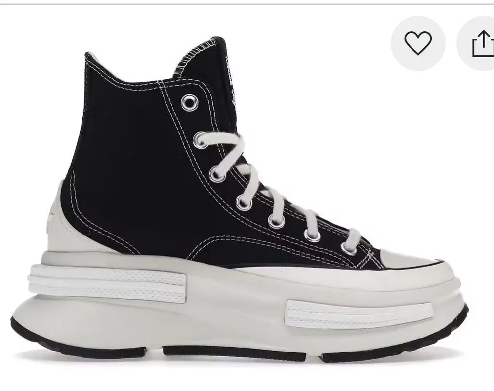 Converse Run Star Legacy CX High Top Platform Sneakers Black Women’s 8/Mens 6.5